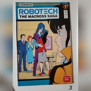 Comic Book, Robotech The Macross Saga, Volume 15, Comico, Vintage 1980s